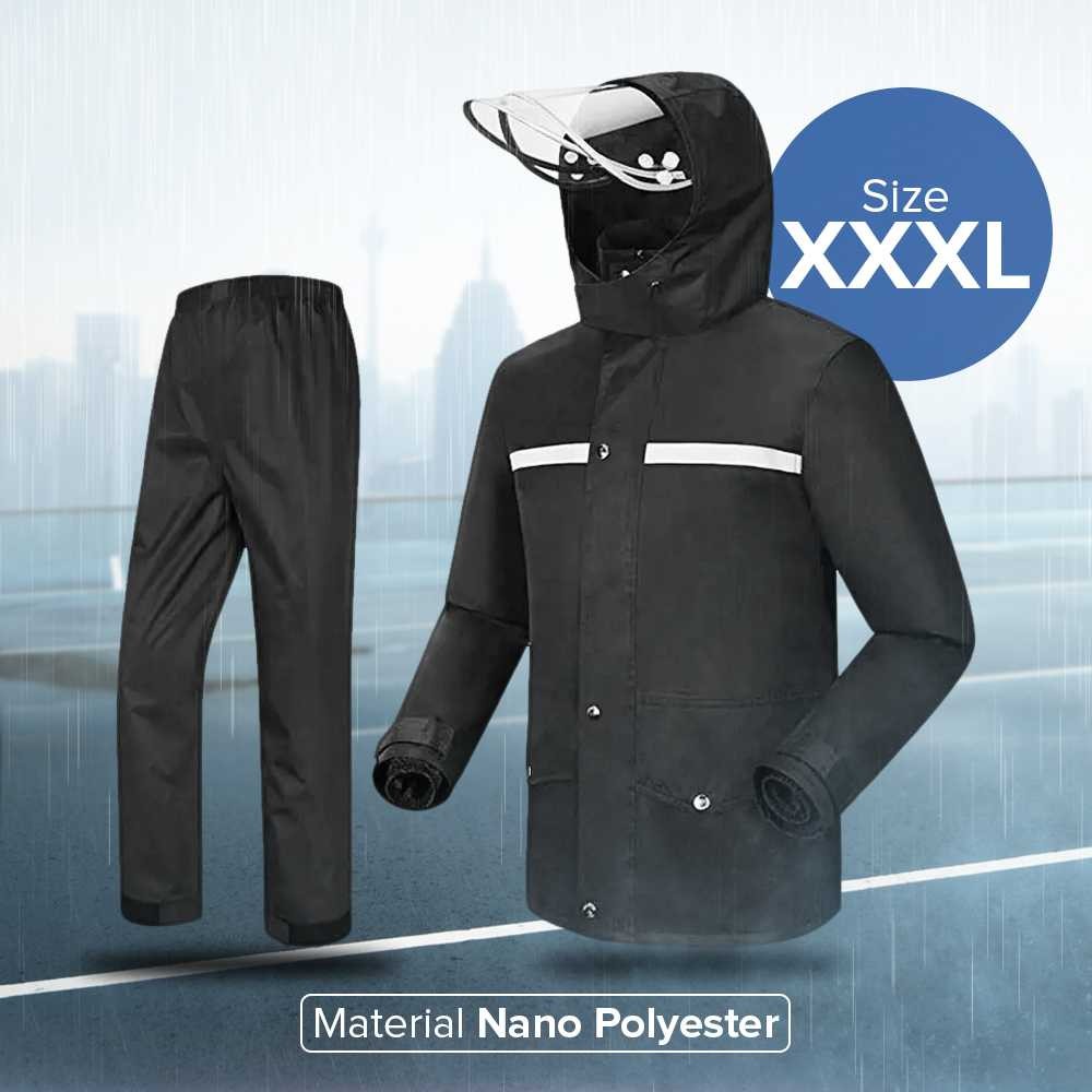 Jas Hujan Motor Anti Hujan Setelan Mantel Ujan Pria Wanita Dewasa Model Jaket Saku