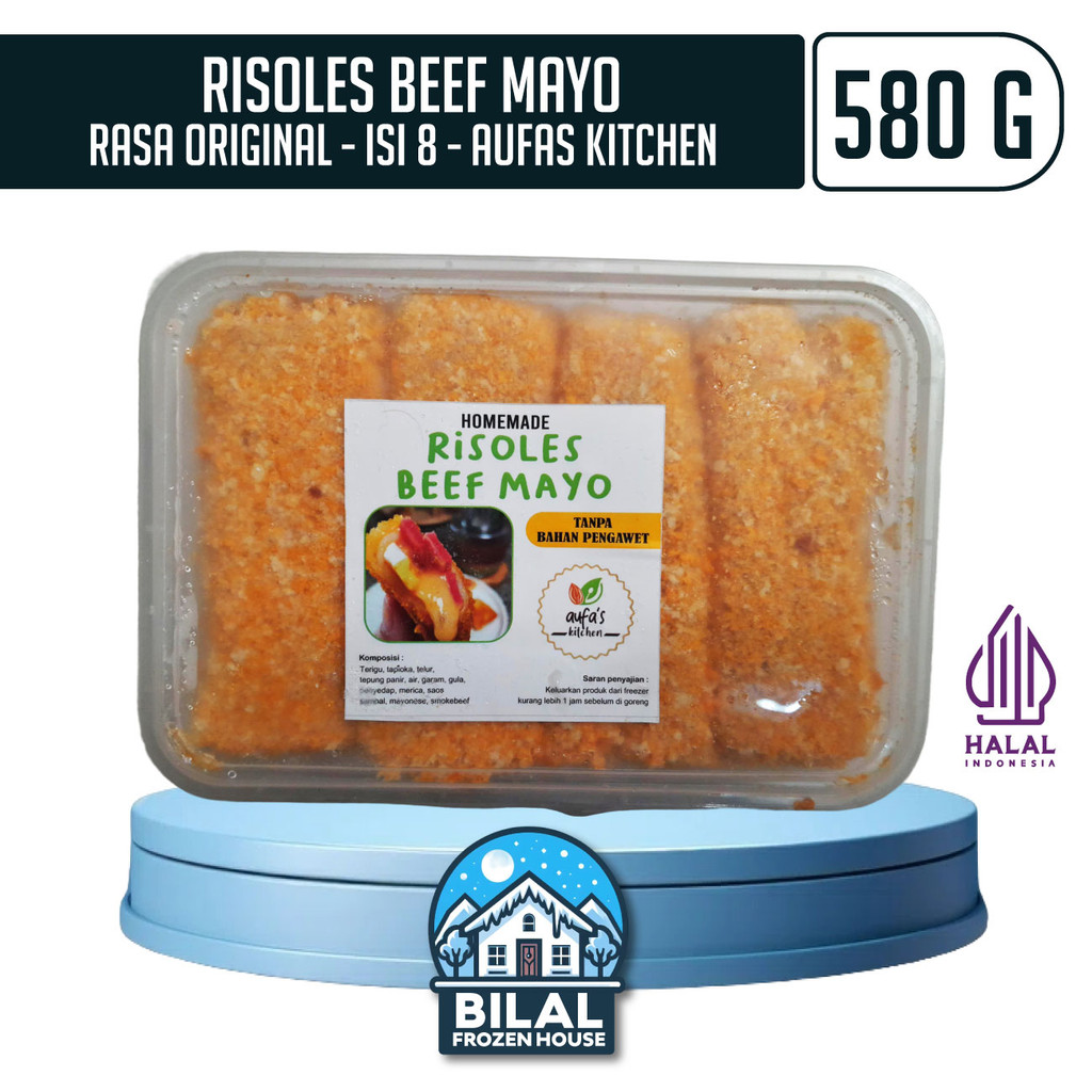 

Risoles Beef Mayo - Rasa Original - Isi 7 by Aufas Kitchen ±580gr