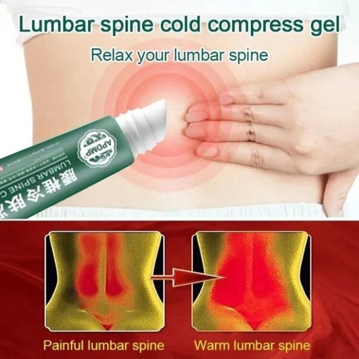 Lumbar Cold Compress Gel Pereda Nyeri Tulang Cream Lumbar Cold Compress Gel Ori Lumbar Spine Cooling