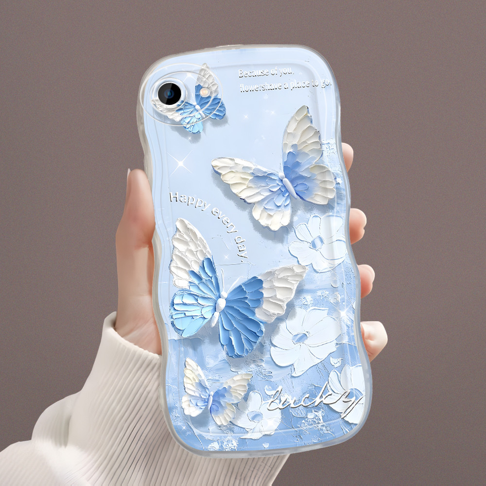Casing Hp Untuk Vivo Y53 Y53i 1606 Handphone Silikon Softcase Butterfly 4922 Soft Phone Case Kesing 
