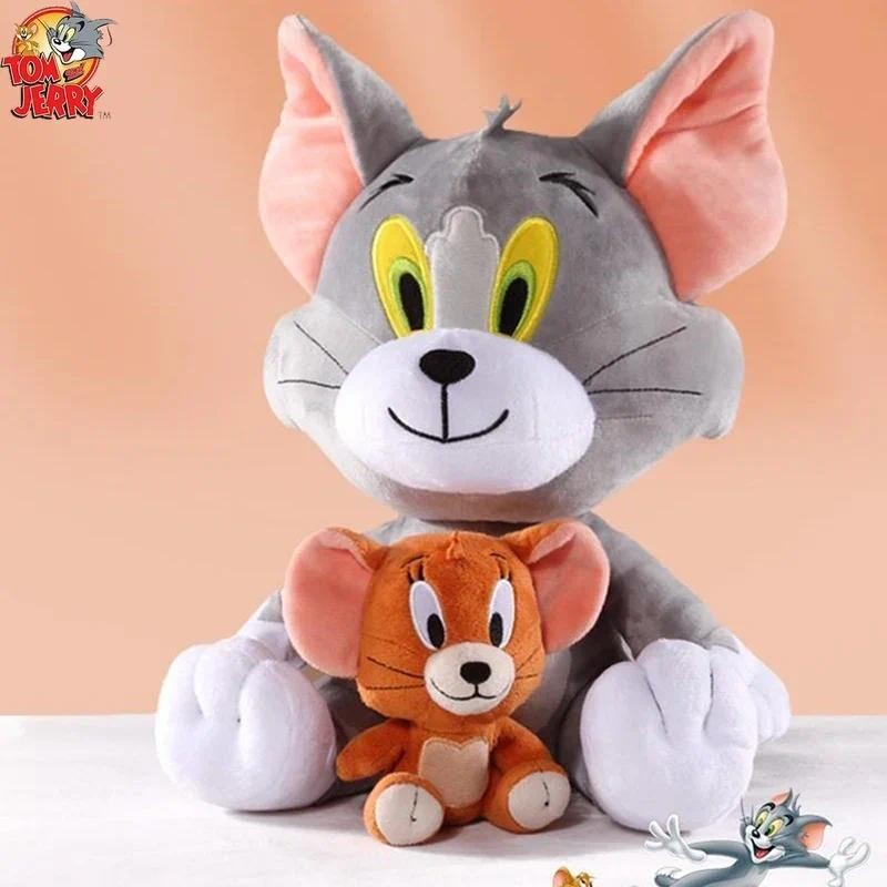 

Tom and Jerry Plush Toy Cartoon Movie Cat Tuffy Nibbles Mouse Plushies Stuffed Animals Soap Action Figure Studio Doll Toys
