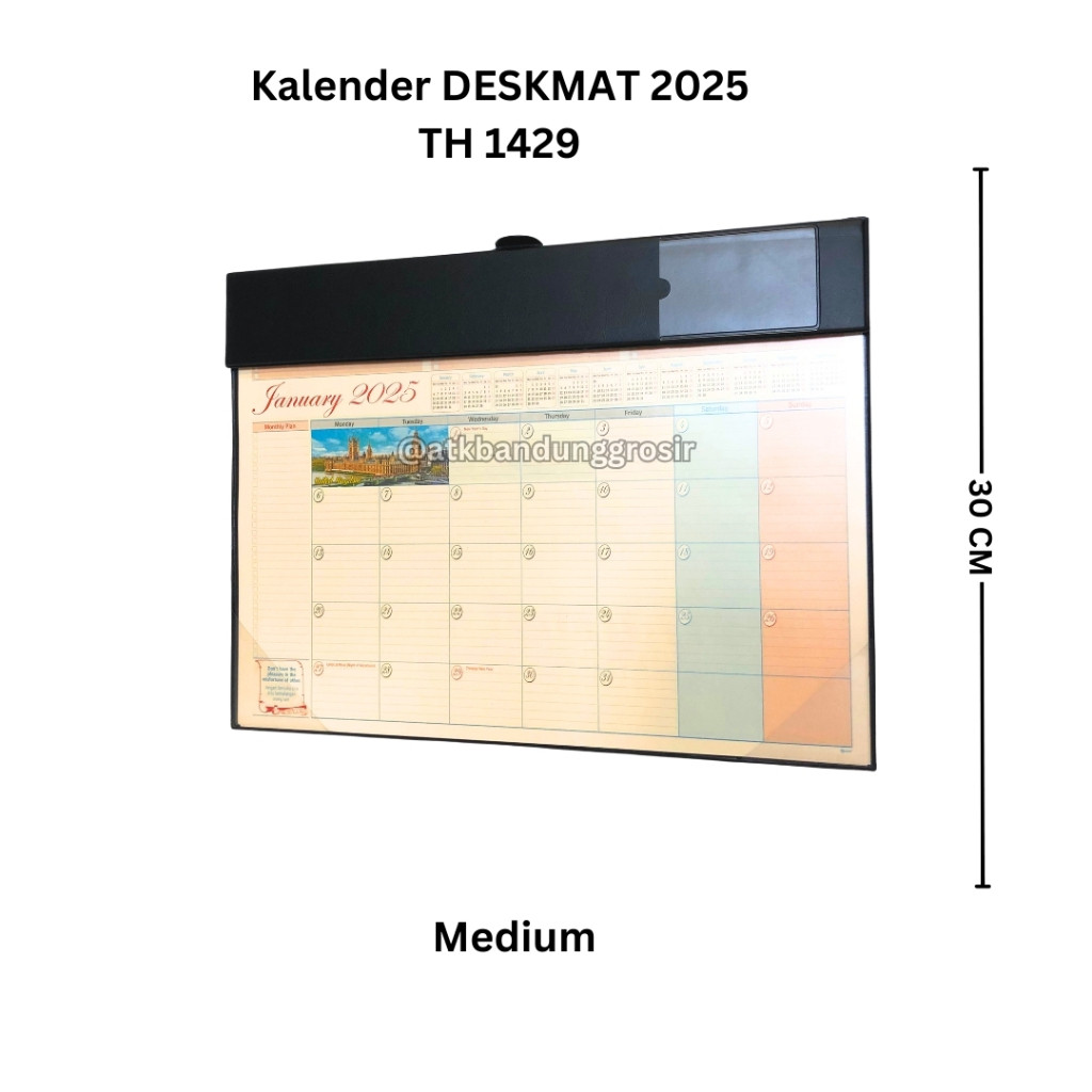 

Agenda Meja Deskmat Planner Tahun 2025 #1429 Kalender Meja Deskmatt Planner - SHABQ