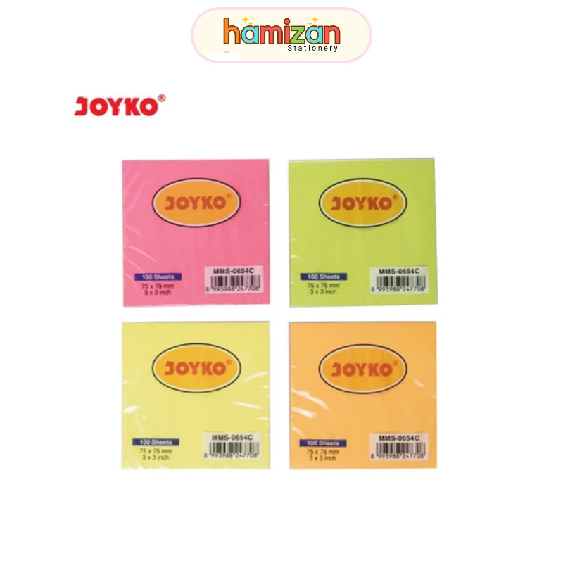 

Memo Stick / Sticky Notes Mms-0654C Mms 0654C Joyko/Memo Stick / Sticky Note / Kertas Memo / Memo Tempel Joyko MMS-0654C