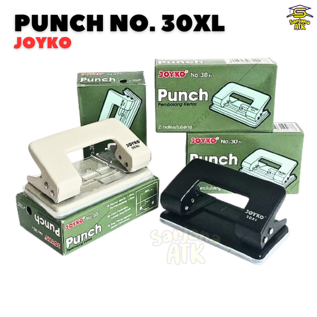 

Pembolong Kertas / Punch / Pembolong Kertas Merk Joyko No. 30XL