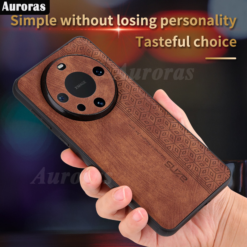 Untuk Huawei Mate 60 70 50 Pro Phone Case Pola timbul tiga dimensi Sarung tahan guncangan kulit mewa