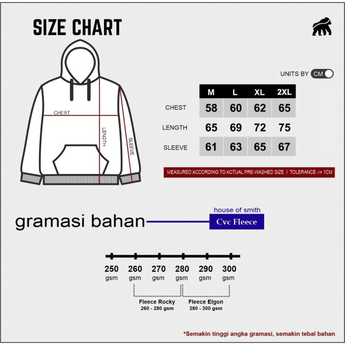 House of Smith Sweater Hoodie Pria - Worhood 6 - XL