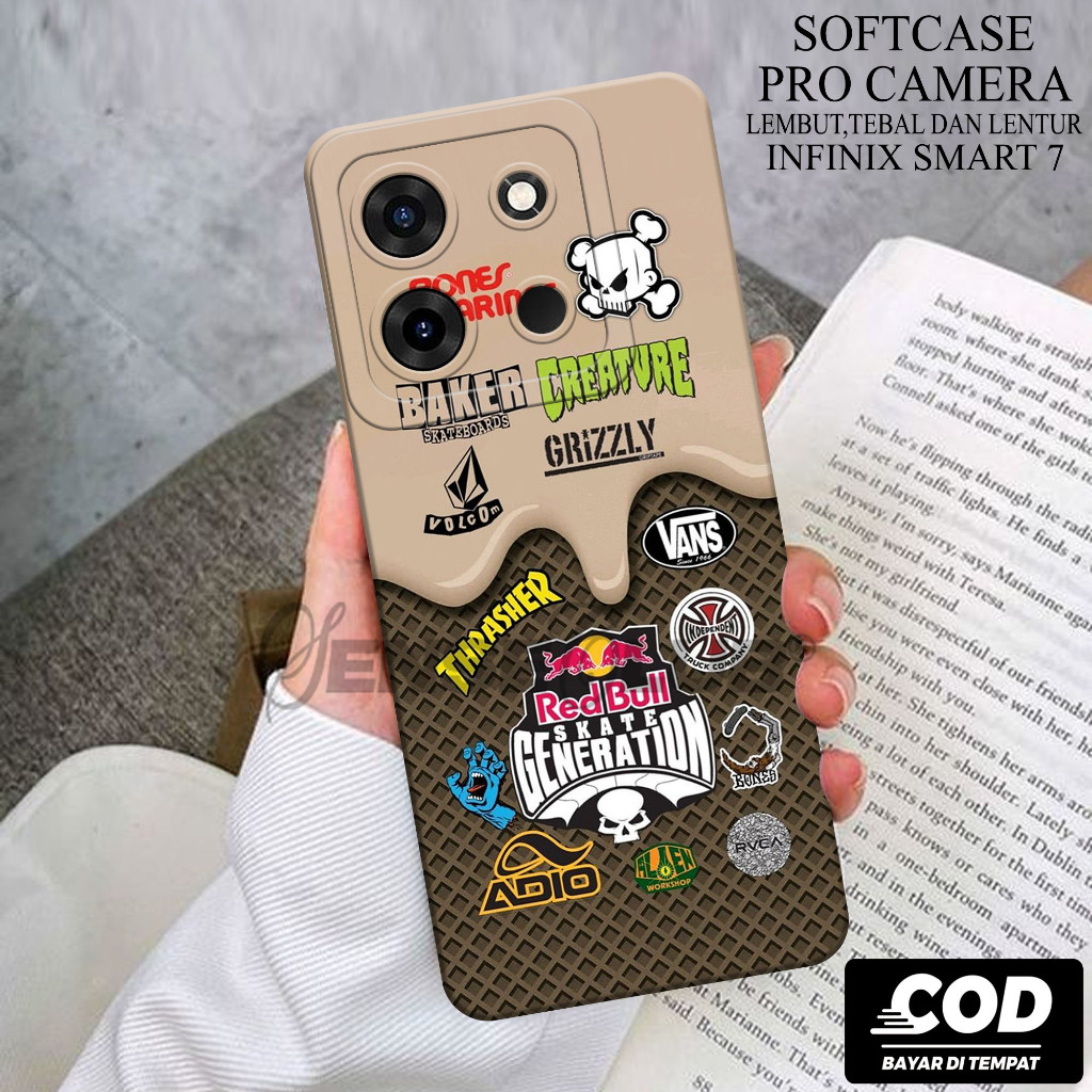 Case Hp Infinix Smart 7 2023 - Softcase Infinix Smart 7 Terbaru - Casing Infinix Smart 7 - Kesing In