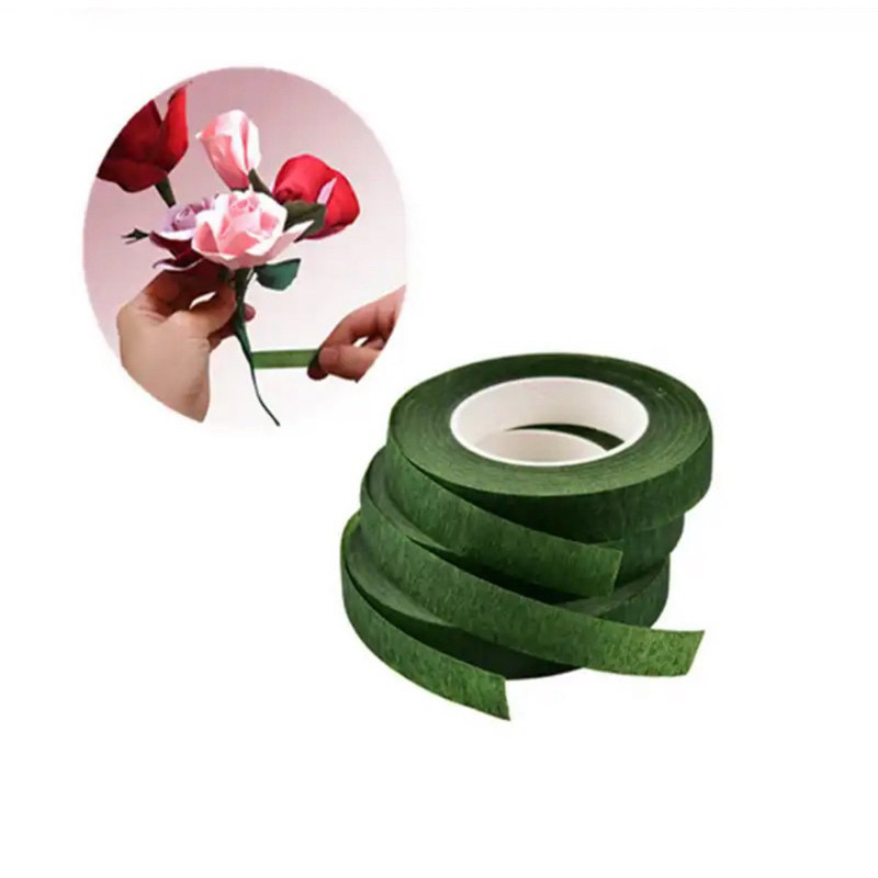 

floral selotip / selotip bunga / daun tangkai hijau