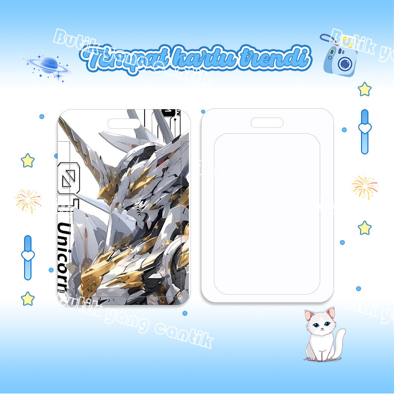 

ID Card Holder, Tempat Kartu Mecha Keren, Cocok untuk Kantor/Sekolah, Kartu Pelajar/Kartu Transportasi, Kartu Akses, KTP, Flazz, Kartu Kredit Elektronik dan Uang Elektronik.