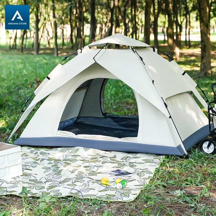 tenda camping 4 orang tenda lipat waterproof