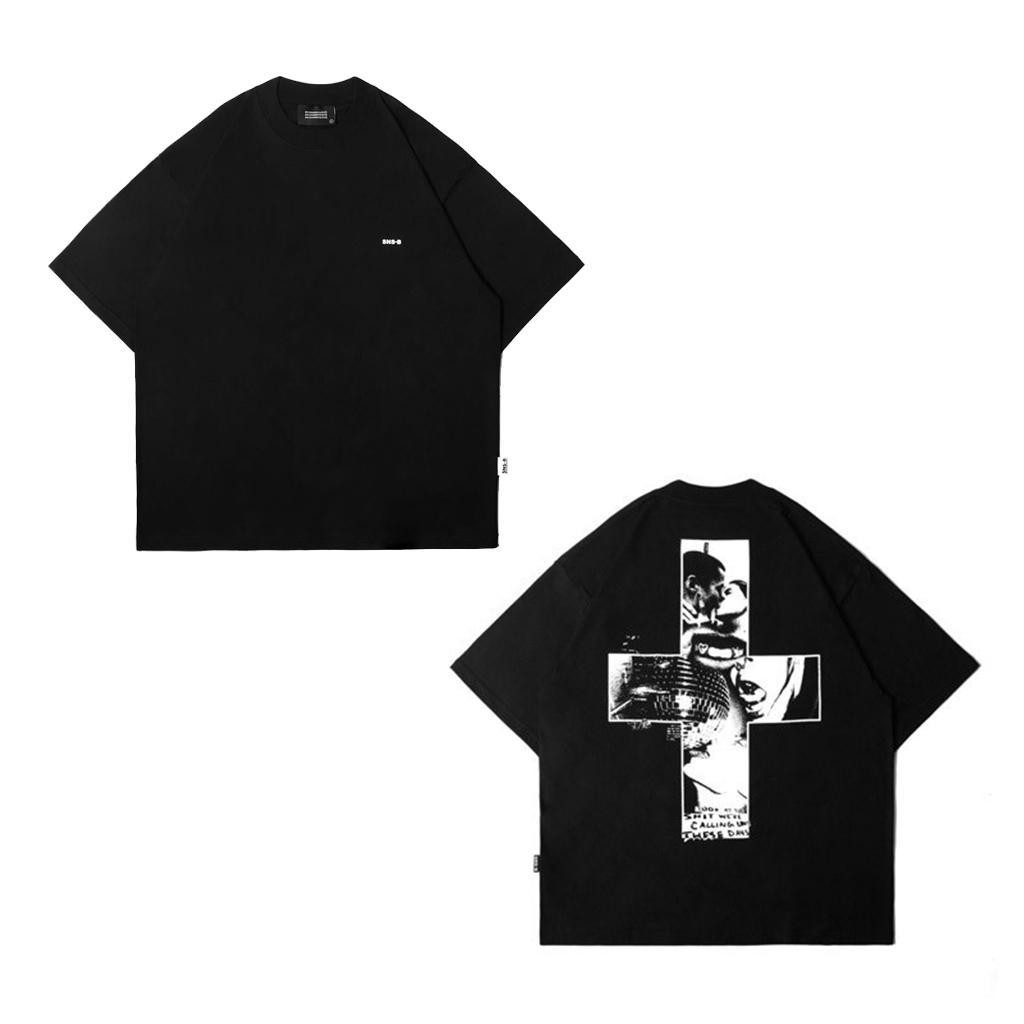 【NEW】 PLUS | TSHIRT | SORRYNOTSORRY.BI+CH | SNSB Crew-neck fashion unisex T-shirt Menswear Top Kaos 