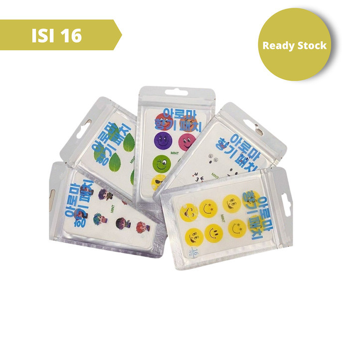 

Stiker Aroma Sticker Mask Tempel Pewangi Masker Aroma Patch Karakter JS - 16 Patch