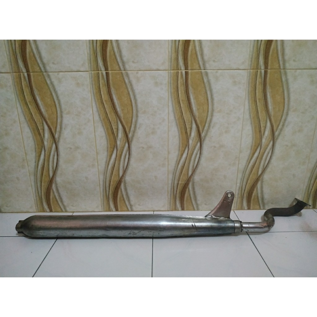 knalpot yamaha v75 v80 original