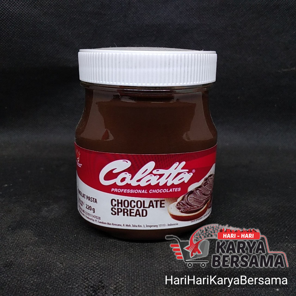 

SELAI OLESAN COKLAT COLATTA CHOCOLATE SPREAD 220GR