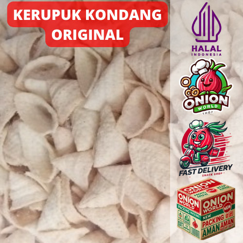 

UWD KERUPUK KONDANG ORI 250gr Yola Yola Ciki Terompet Snack Terompet Potato Corn Kerupuk Kentang