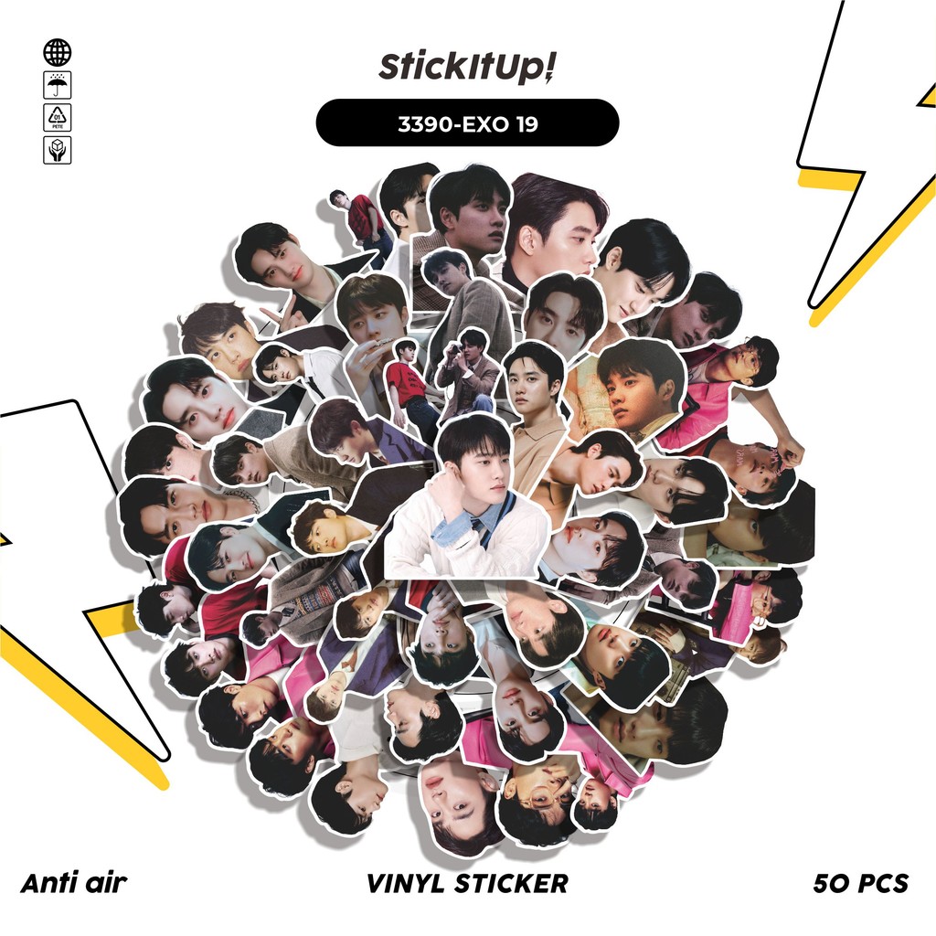 

COD✨ 50 Pcs Stiker D.O 01 Lucu Anti Air Untuk Dekorasi Notebook Sepeda Skateboard Handphone DIY