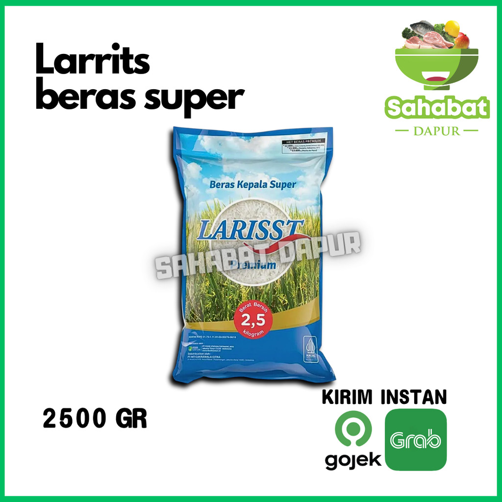 

Beras Larrist / Beras Premium - Sahabatdapur