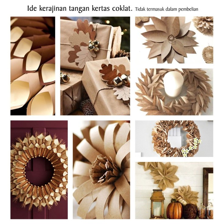 

Fancy Paper 150 gsm A3 - Kertas Coklat Kraft Paper