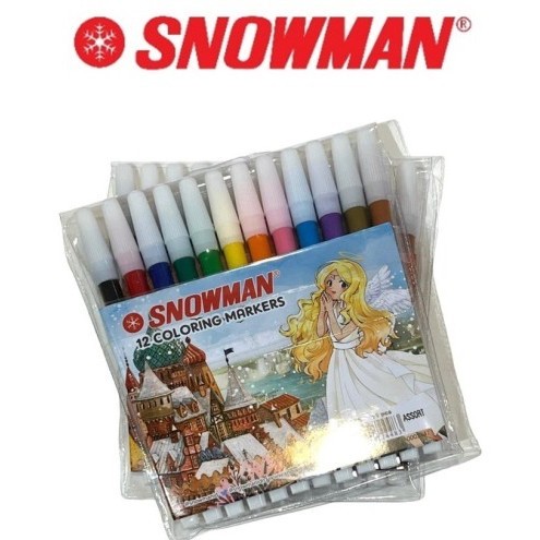 

Spidol Snowman Kecil 12 Warna PW-12A