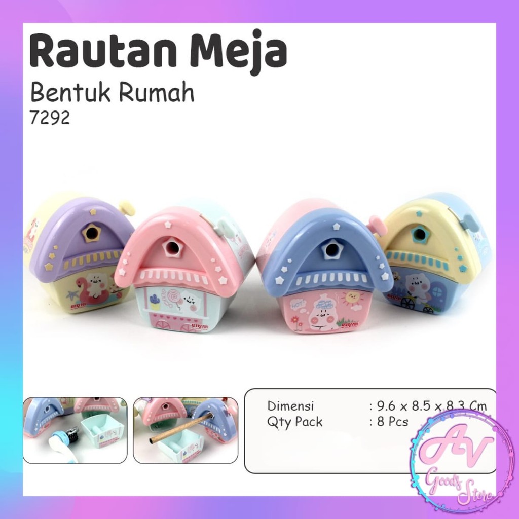 

RAUTAN MEJA RUMAH ANIMAL PASTEL 7292 / SERUTAN PUTAR DUDUK KARAKTER FANCY