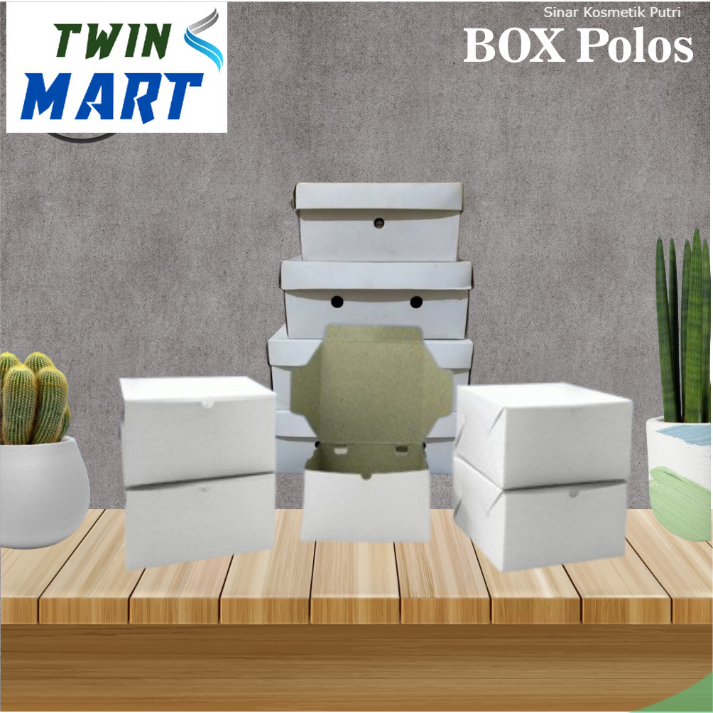 

Dus Box Catering Nasi dan Snack Polos warna Putih / 10 Pcs