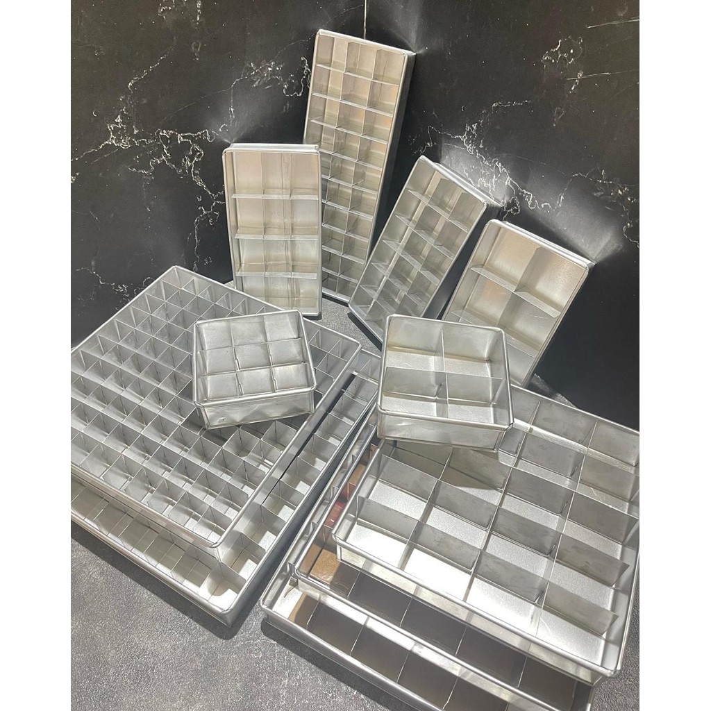 Loyang Brownies Sekat / Loyang Brownies Potong / Loyang Sekat / Loyang Sekat Aluminium
