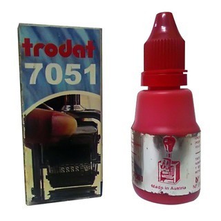 

Tinta Stempel Trodat Type 7051 (Media Besi)