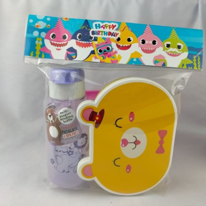 

RB001 PAKET SOUVENIR ULANG TAHUN BINGKISAN ANAK KOTAK MAKAN