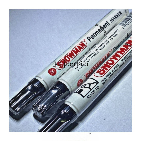 

SPIDOL SNOWMAN PERMANENT WARNA HITAM PER PCS - Jahitan Kita