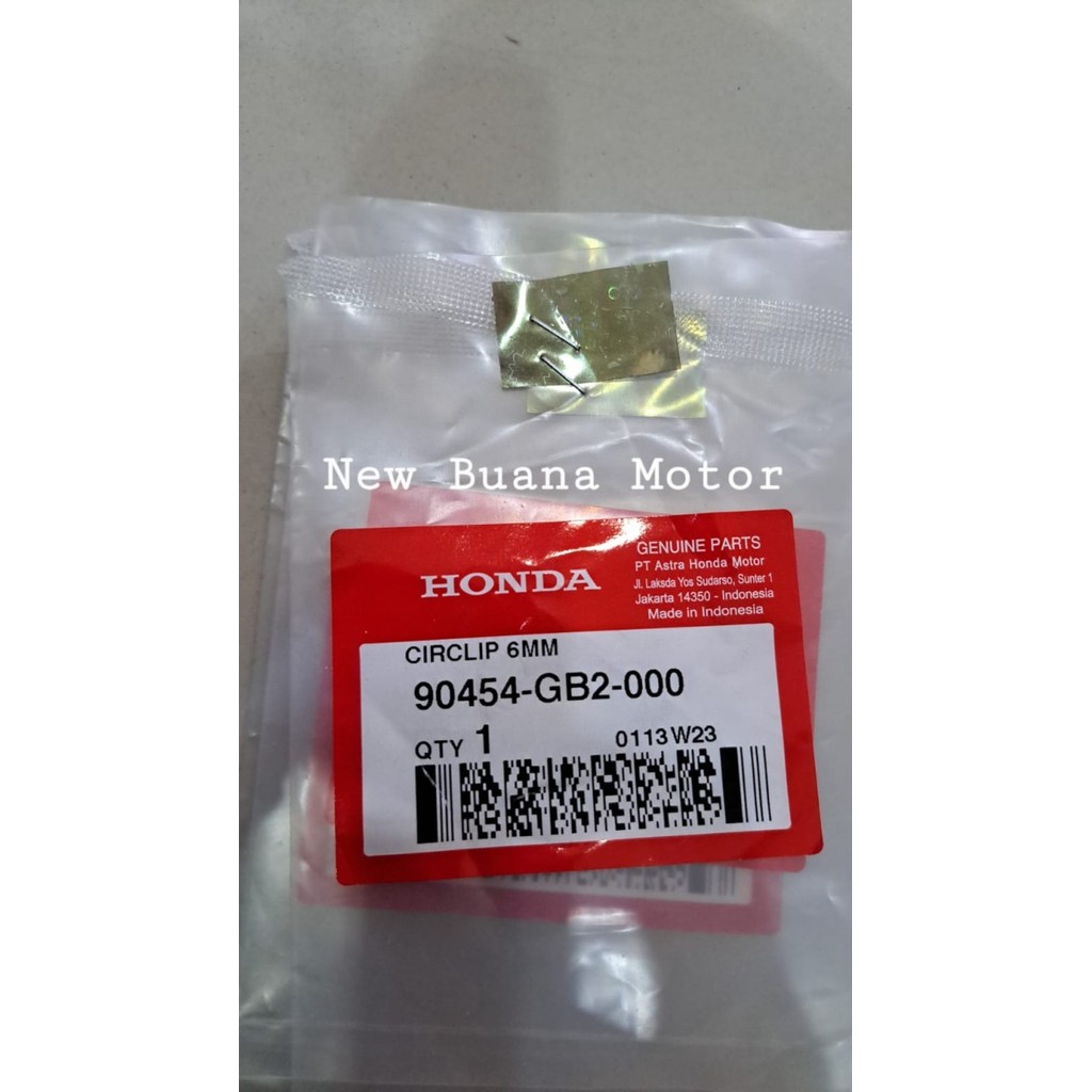 Klip Circlip 6mm kancing kampas ganda Beat, Spacy, Vario, Scoopy berkualitas