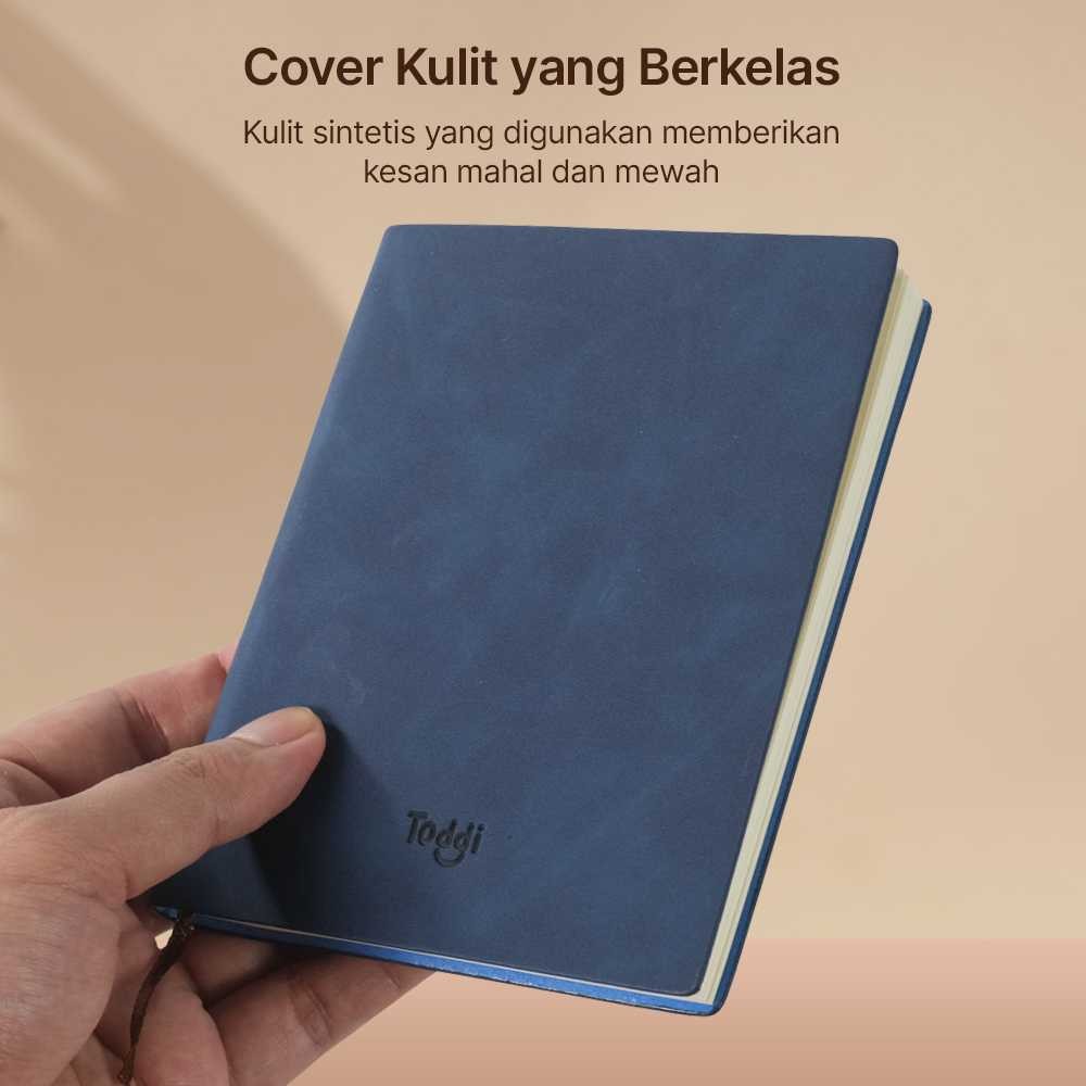 

AJSSHOP Toddi Buku Jurnal Leather Notebook Diary 68GSM 160 Halaman Grid - TD-34