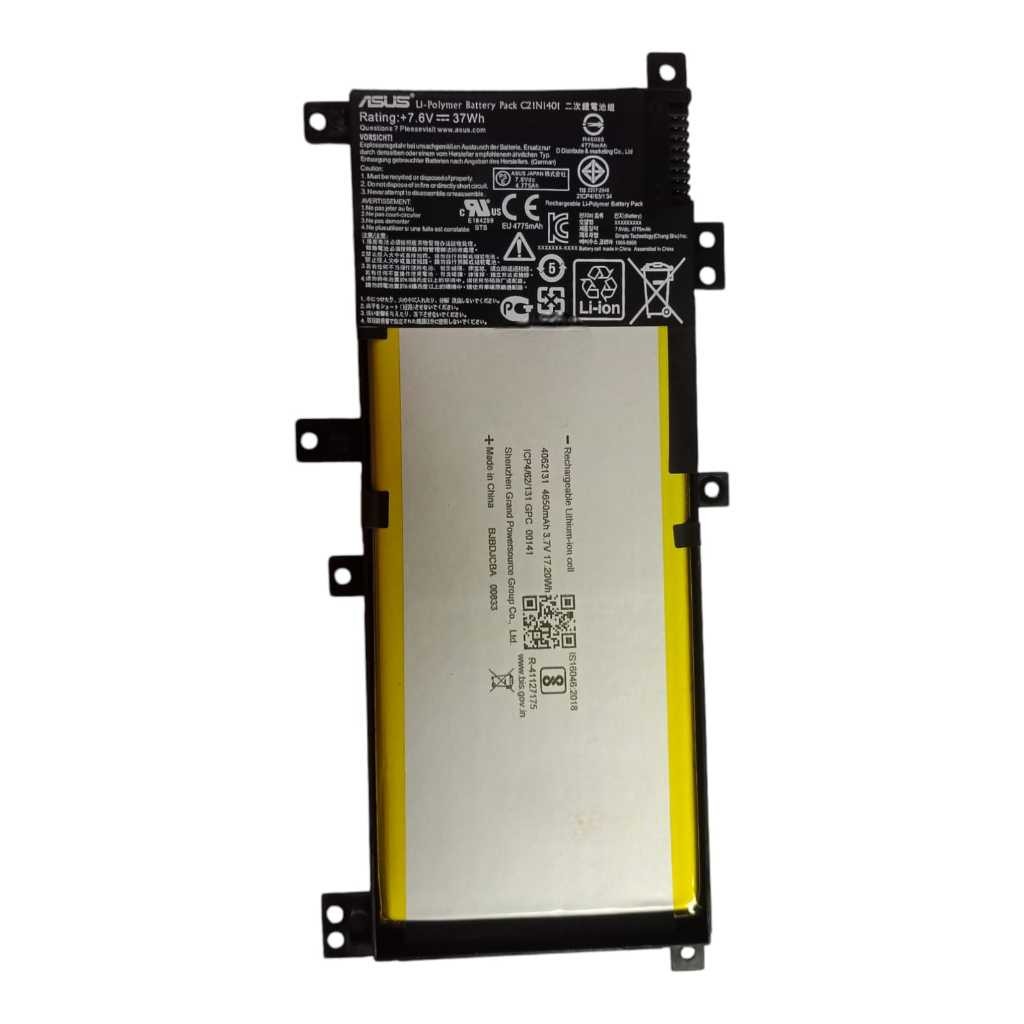 Batre Baterai Asus X455 X454 C21N1401 BLACK Batre Laptop Asus C21N1401