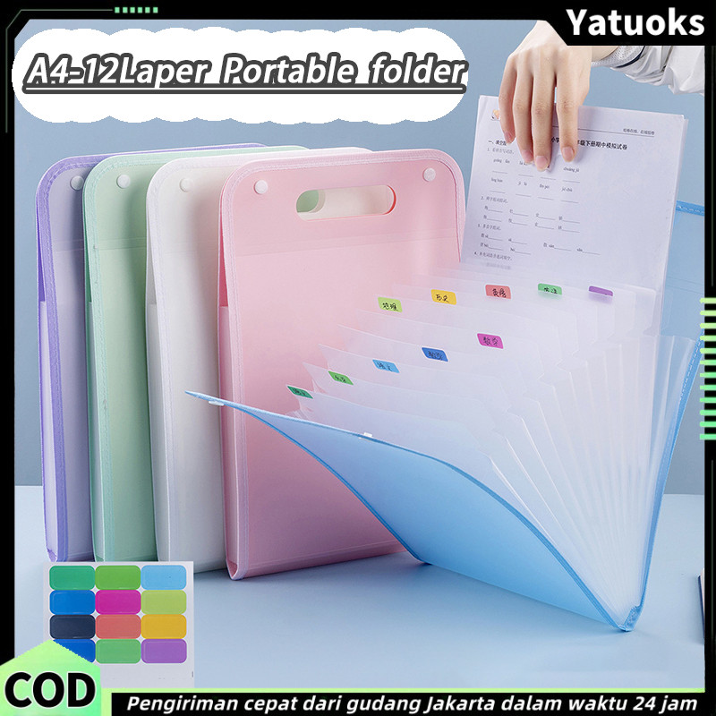 

A4 Tas File Sekat Map / Tas File Akordeon / Tas File Pegangan / Tas File Map Clear Holder / Tas Dokumen Folder Map Dokumen Kerja