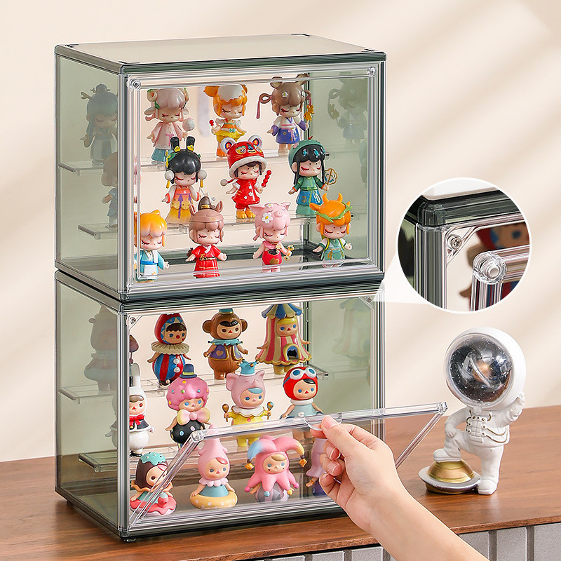 Rak Pamer Miniatur Dinding untuk Meja Kerja