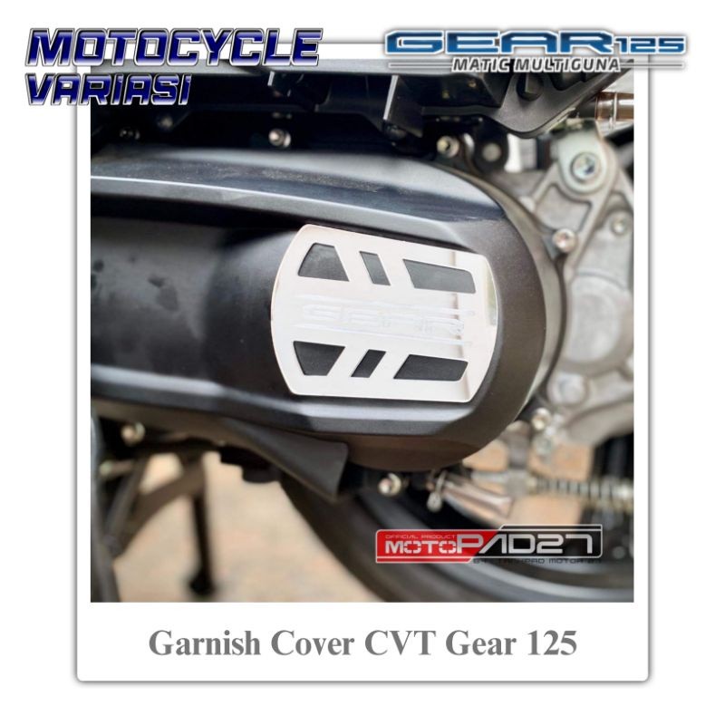 Garnish CVT Yamaha Gear 125 Cover CVT Yamaha Gear 2022 aksesoris motor yamaha gear
