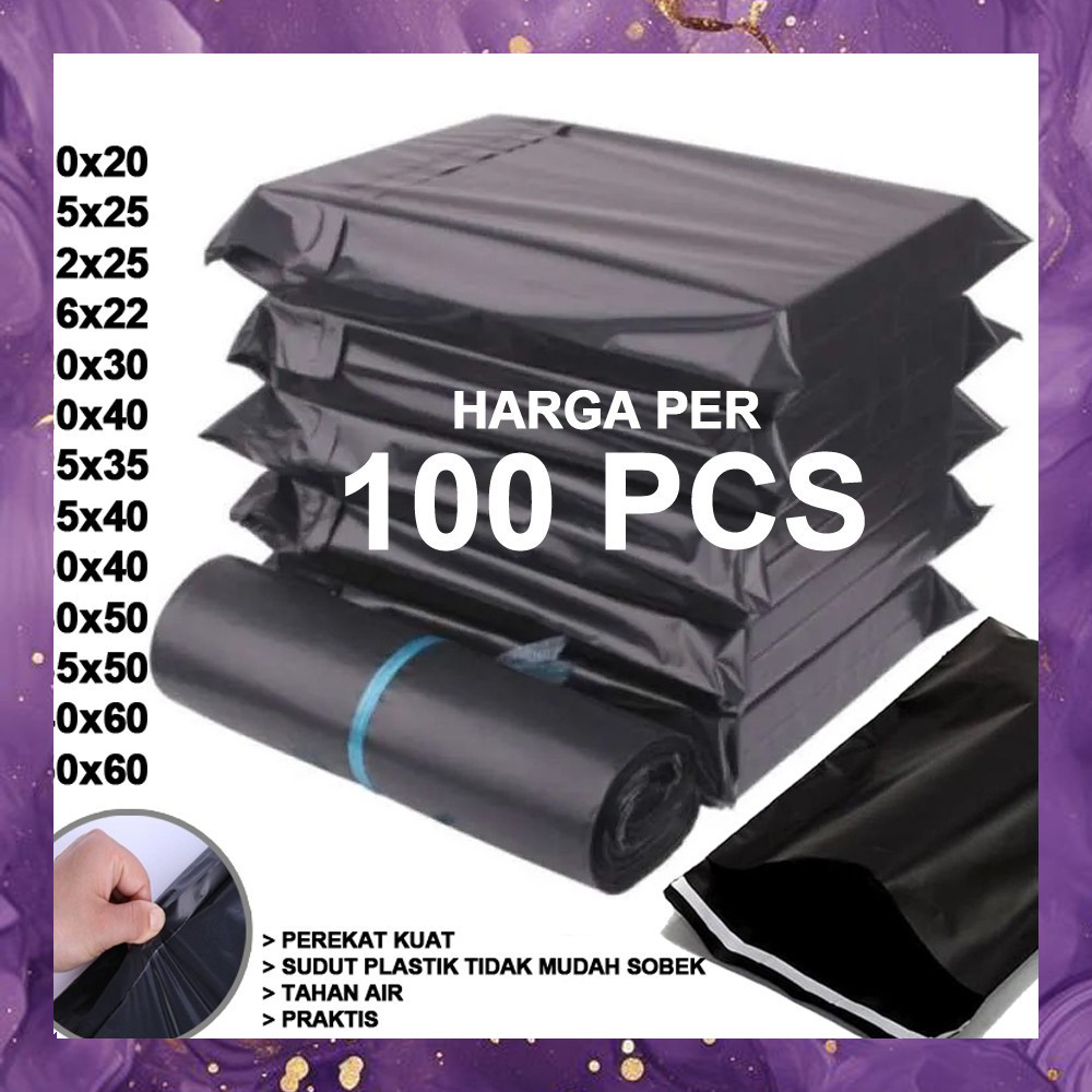 

(SBA) Plastik PACKING PEREKAT Plastik POLYMAILER Bungkus Pesanan Barang Olshop Amplop Kemasan Lem Ekonomis Murah AR41BTAL