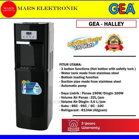 DISPENSER GEA HALLEY  DISPENSER GALON BAWAH GEA HALLEY - READY