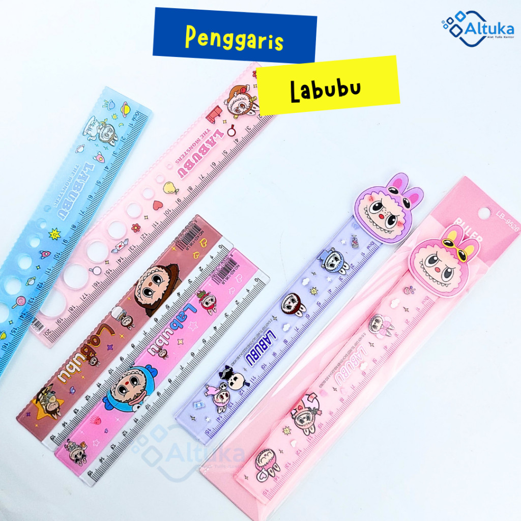 

Penggaris Plastik Lucu / Penggaris Fancy Karakter LABUBU 15Cm 18Cm 20Cm Murah