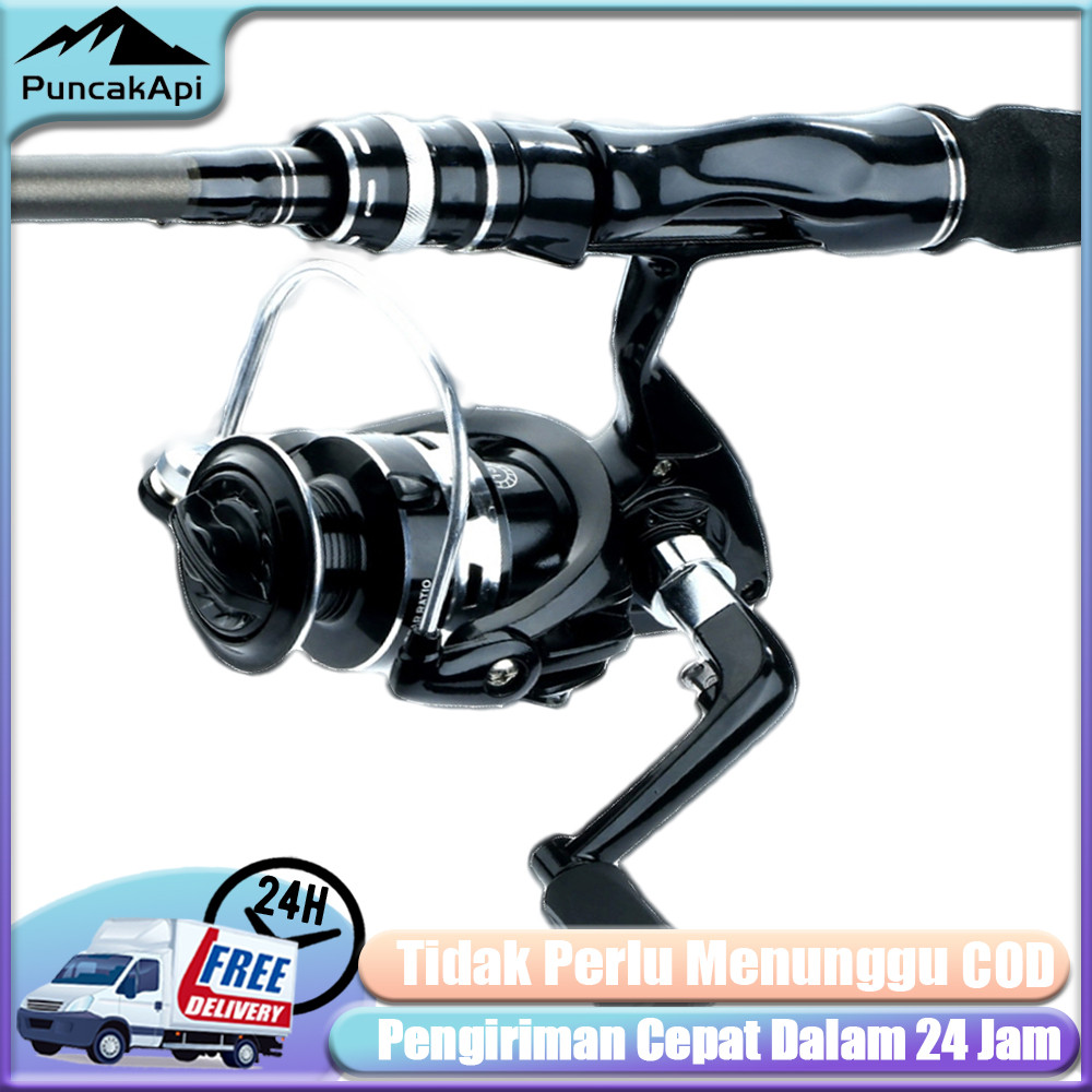 Spinning Hitam Joran Pancing 2 Bagian Spinning/casting 1.65m/1.8m/2.1m M/ML Joran Joran Pancing Carb