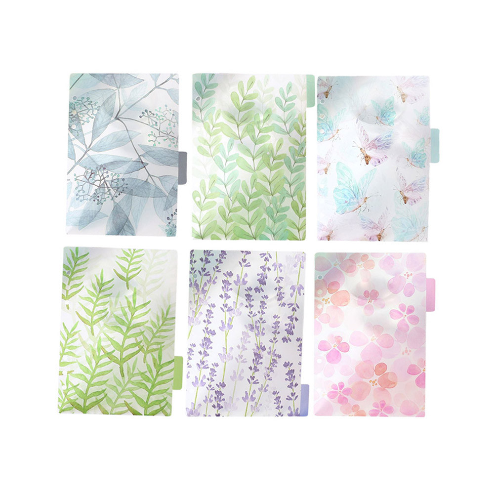 

6 Pcs The Notebook Refill Index Page A5 Binder for Spiral Divider Binders Tab Cards