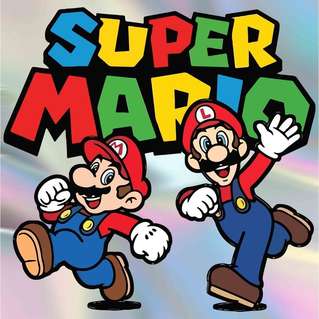 

SABLON SETRIKA - SABLON DTF - SABLON INSTAN - TEMA SUPER MARIO