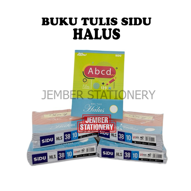 

(10buku) Buku Tulis SIDU Halus