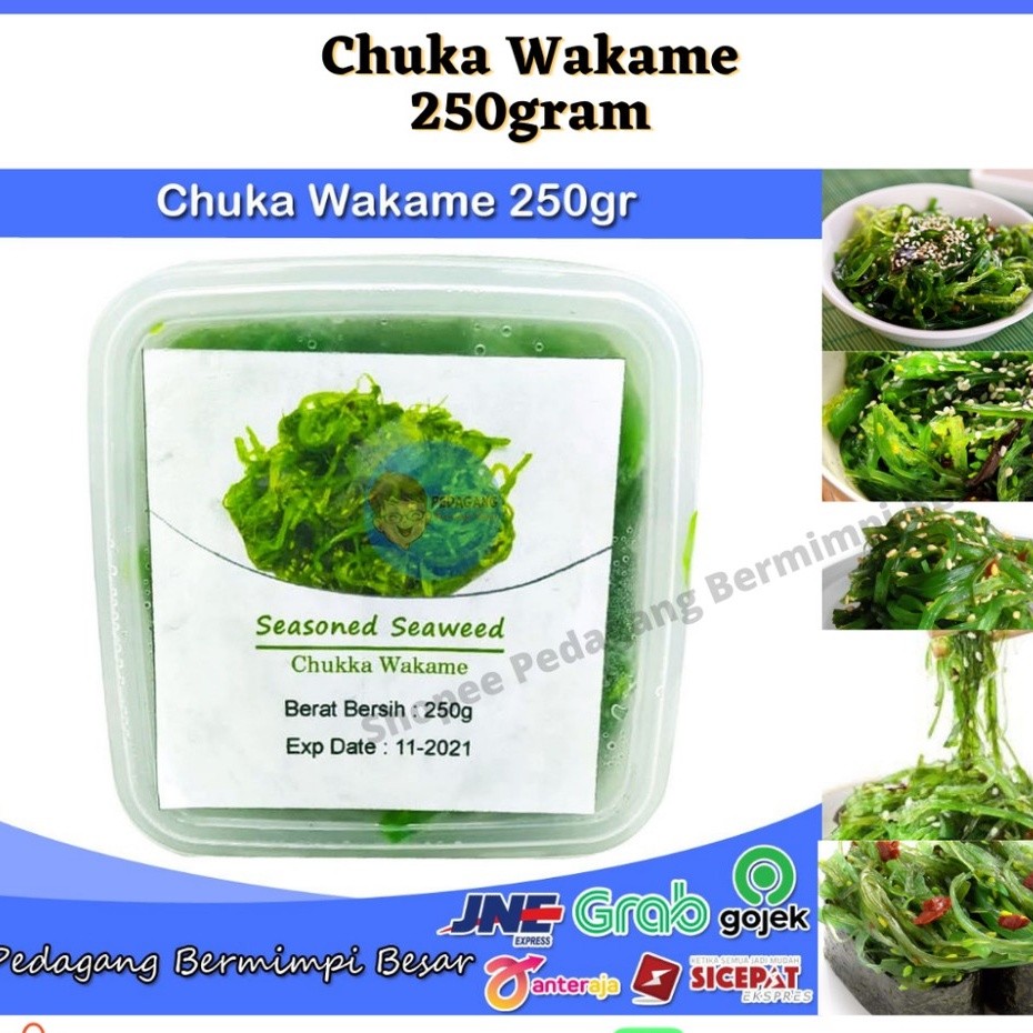 

Chuka Wakame Share Size 250gr | Salad Rumput Laut