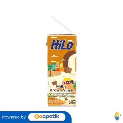 

Hilo Ready To Drink Milky Brown Sugar 200 Ml
