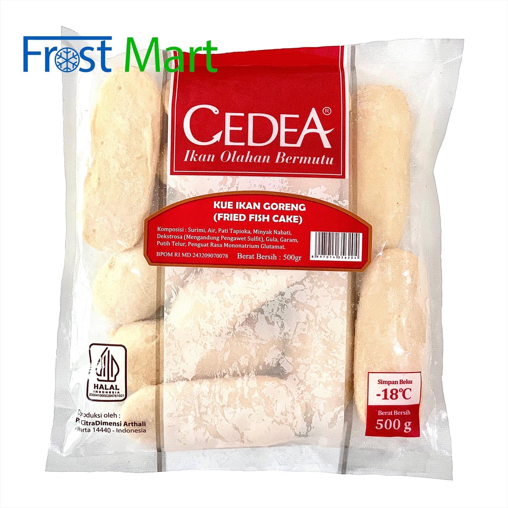 

Cedea Fish Cake Singapore (kue ikan goreng) 500Gr