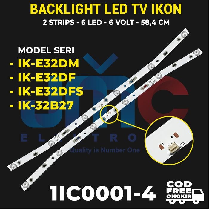 DK23 Backlight TV IKON 32 inch IK-E32DM E32DF E32DFS 32B27