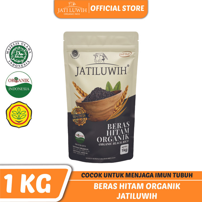 

Jatiluwih Beras Hitam Organik 1 Kg kemasan Zipper Vacuum