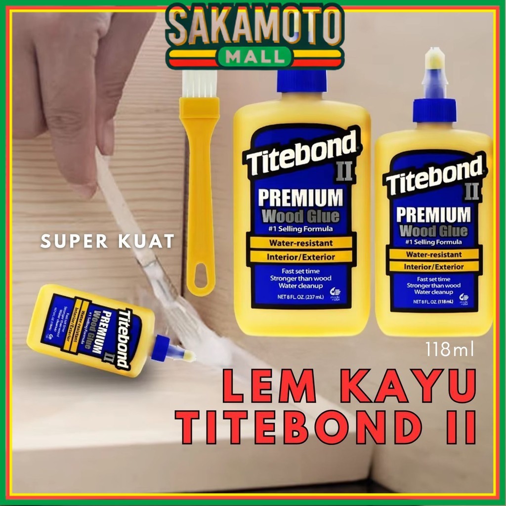 

Lem Kayu Titebond II Super Kuat Tahan Air Standar AS HPL Triplek Veneer MDF Board BR073 Wood Glue