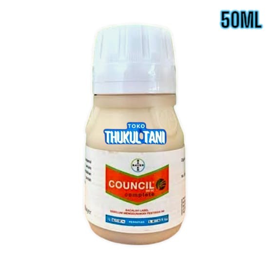 COUNCIL COMPLETE 50ML 300SC OBAT HERBISIDA SELEKTIF RACUN GULMA PADI RUMPUT TEKI DAUN LEBAR LIAR