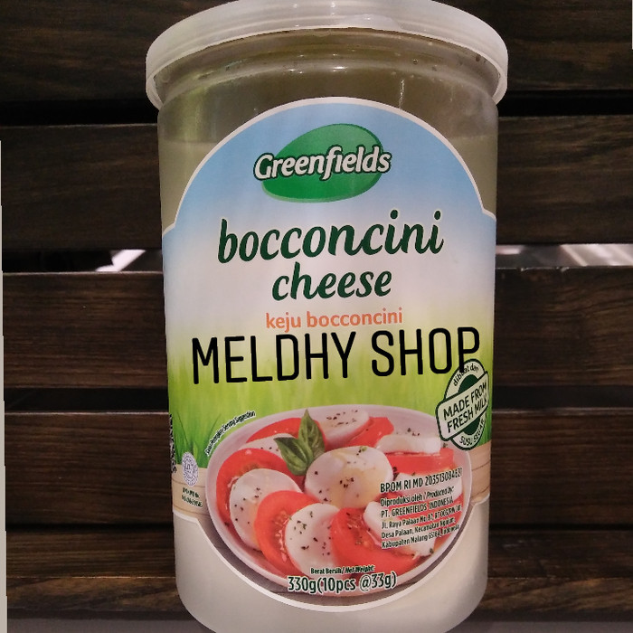 

BOCCONCINI CHEESE,Greenfields 330gr (10pcs @33gr)